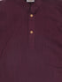 Boy's Purple Kurta